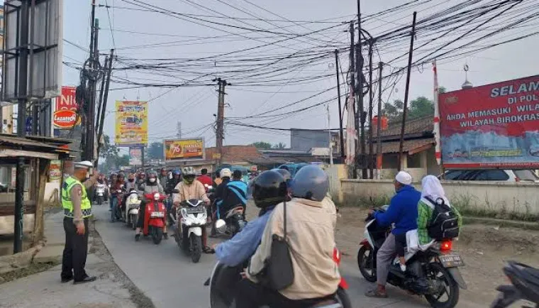 Revitalisasi Simpang Tiga Polsek Tigaraksa