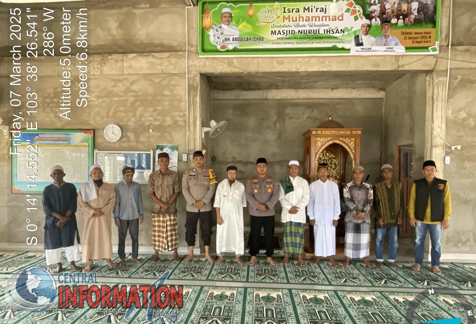 Santunan Anak Yatim dan Tuna Netra oleh Kapolsek Concong